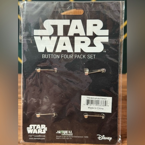 Star Wars 4 Pack Button Set | Nerd Block | Rogue One - Picture 4 of 4
